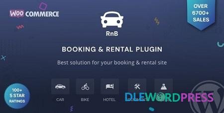 RnB V11.0.9 NULLED – WooCommerce Rental & Bookings System
