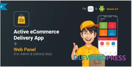 Active eCommerce Delivery Boy Flutter App