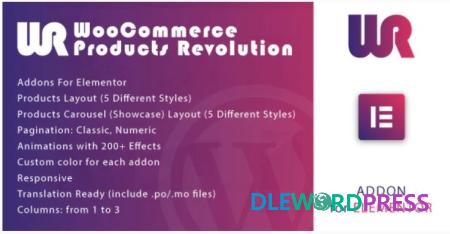 WooCommerce Products Revolution for Elementor