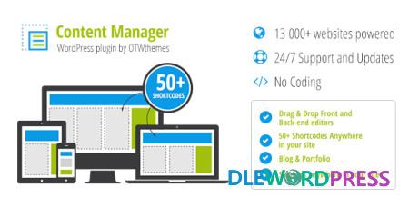 Content Manager for WordPress v2.18 3 Content Manager for WordPress