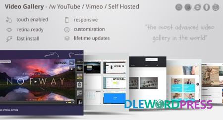 Video Gallery Wordpress Plugin /w YouTube, Vimeo v12.25