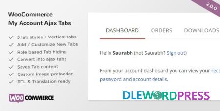 SS WooCommerce Myaccount Ajax Tabs v2.4.0 3 SS WooCommerce Myaccount Ajax Tabs