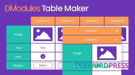 Divi Table Maker Modules