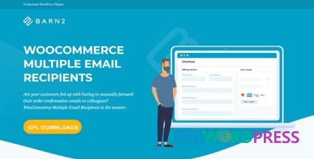 Barn2 Media WooCommerce Multiple Email Recipients V1.2.5 NULLED