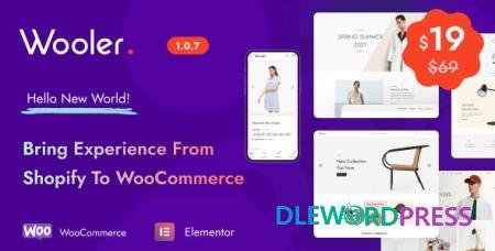 Wooler V1.1.1 NULLED – Conversion Optimized WooCommerce Theme 3 Wooler