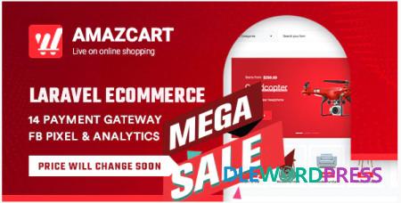 AmazCart v3.7 – Laravel Ecommerce System CMS – nulled