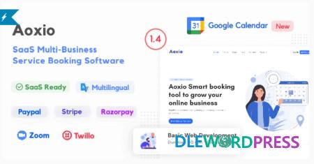 Aoxio v1.1 - SaaS Multi-Business Service Booking Software - nulled 3 Aoxio
