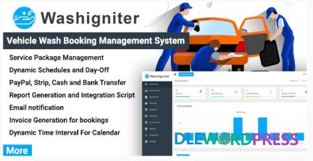 Washigniter v1.0 – Vehicle Wash Booking Management System