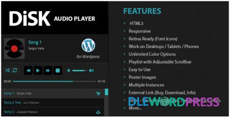 Disk Audio Player For WordPress