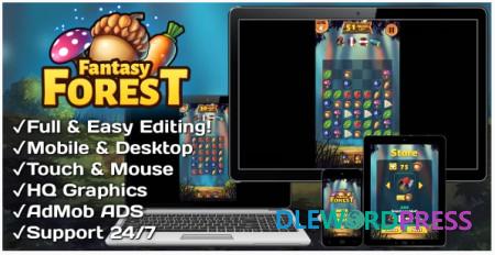 Fantasy Forest v1.0 - HTML5 + Mobile Game (Construct 3) 3 Fantasy Forest
