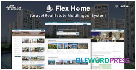 Flex Home v2.42 – Laravel Real Estate Multilingual System