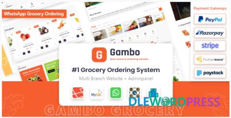 Gambo v6.0 - Online Grocery Ordering System + Whatsapp Order - nulled 3 Gambo
