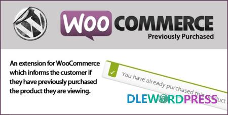 WooCommerce Previously Purchased v1.0 3 WooCommerce Previously Purchased