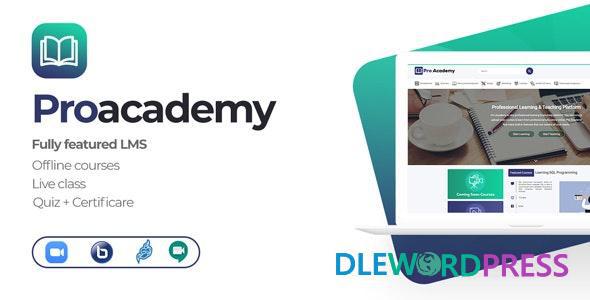 Proacademy v2.7 - LMS & Live Classes Marketplace 3 Proacademy