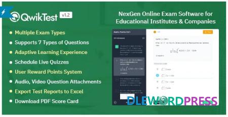 QwikTest v1.2.0 – NexGen Online Exam & Quiz Software