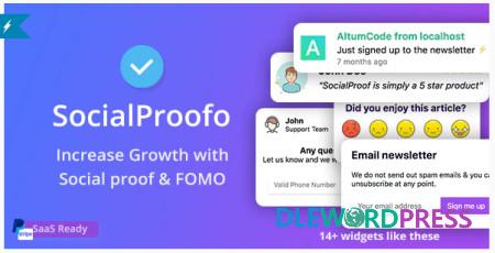 66socialproof v23.0.0 – 14+ Social Proof & FOMO Notifications for Growth (SaaS Ready)