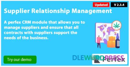 Supplier Management module for Perfex CRM