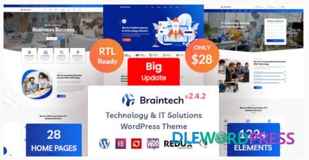 braintech technology it solutions wordpress theme