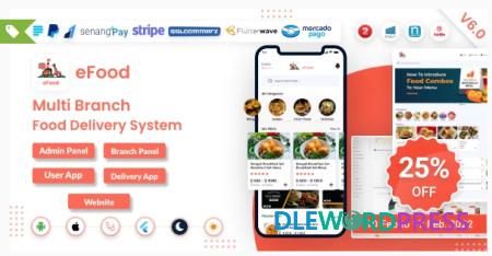 efood food delivery system with laravel admin panel delivery man app v10