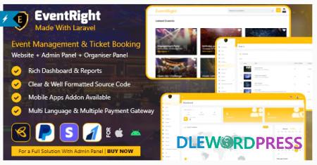 eventright ticket sales and event booking management system