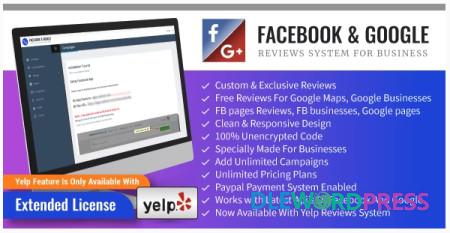Facebook And Google Reviews System For Businesses v1.4 3 Facebook And Google Reviews System For Businesses
