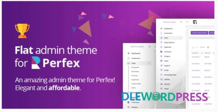 flat admin theme for perfex crm