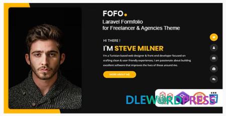 fofo laravel formfolio for freelancer agencies theme