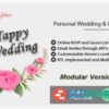 happy wedding personal wedding invitation cms