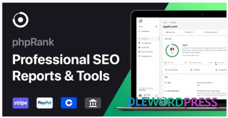phpRank v1.9.0 – SEO Reports & Tools Platform (SaaS) – nulled