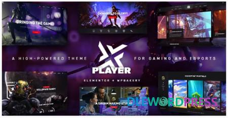 PlayerX V2.1 NULLED – A High-Powered Theme For Gaming And ESports