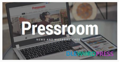 pressroom news and magazine wordpress theme