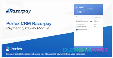 Razorpay Payment Gateway for Perfex CRM