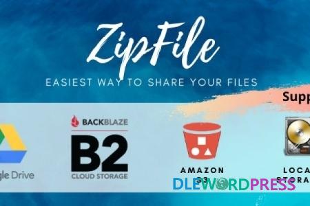ZipFile v2.6 – File sharing made easy & profitable. Use Google Drive, S3 and Backblaze to host files.