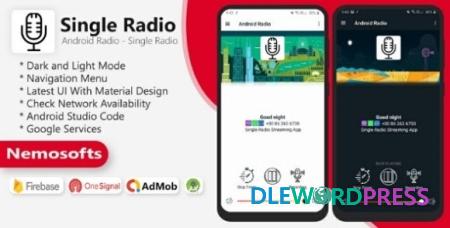 Android Single Radio and Admin Panel