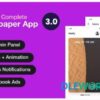 flutter complete wallpaper app frontend backend admin panel