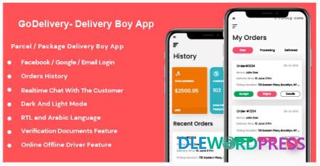 GoDelivery v1.0.3 - Delivery Software for Managing Your Local Deliveries - DeliveryBoy App 3 GoDelivery
