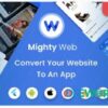 mightyweb flutter for web to app convertor admin panel
