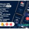 secure vpn ultimate flutter project android ios admin panel