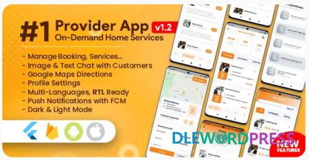 Service Provider App for On-Demand Home Services Complete Solution v1.1.6