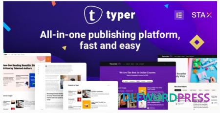 Typer V1.12.0 Nulled – Amazing Blog And Multi Author Publishing Theme
