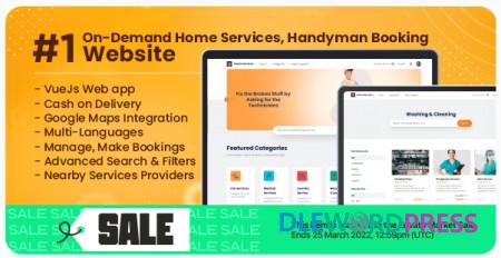 Customer Website For On-Demand Home Services