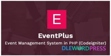 eventplus event management system in php codeigniter online ticket purchase system