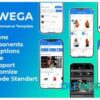 mowega react native for ecommerce shopping template