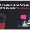 richfeatures live stream plugin webrtc for wowonder