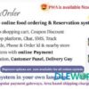 saas online ordering restaurant management reservation system