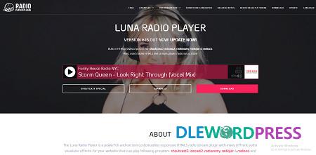 Luna v6.22.04.11 - Web Radio Player WordPress Plugin 3 Luna