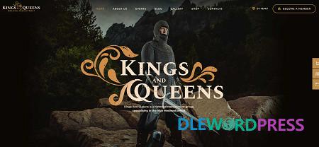 Kings and Queens | Historical Reenactment WordPress Theme v1.1.7