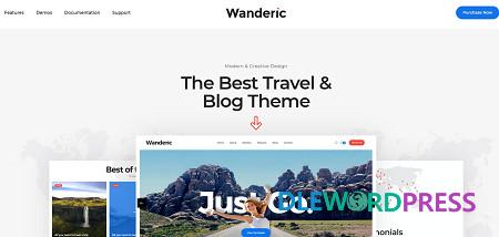 Wanderic – Travel Blog & Lifestyle WordPress Theme v1.0.3