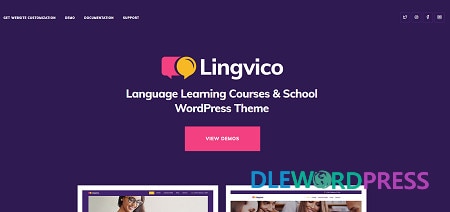 Lingvico – Language Center & Training Courses WordPress Theme v1.0.6
