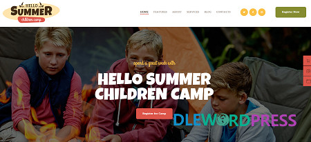 Hello Summer – A Children’s Camp WordPress Theme v1.0.11